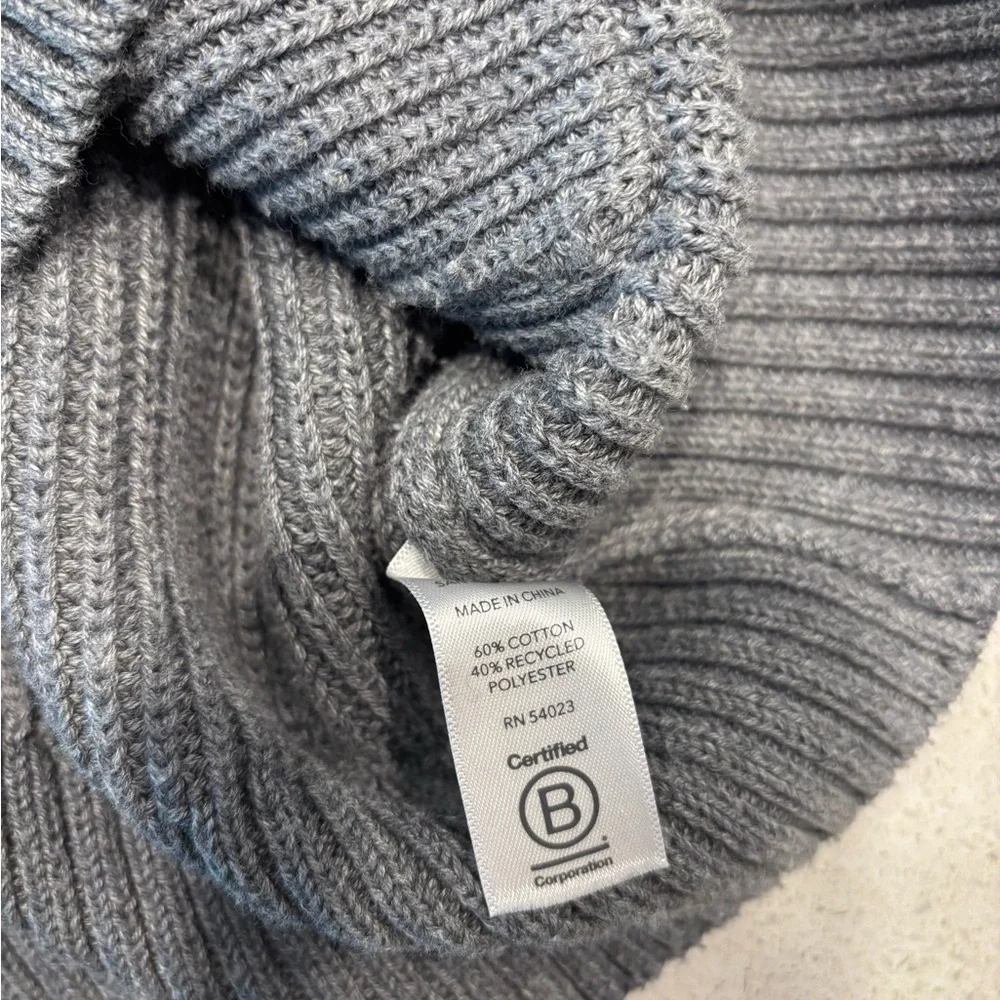 Athleta Gray Button-Up Chunky Cardigan, Size XXS